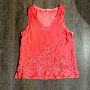 Skies are Blue double layered sleeveless blouse